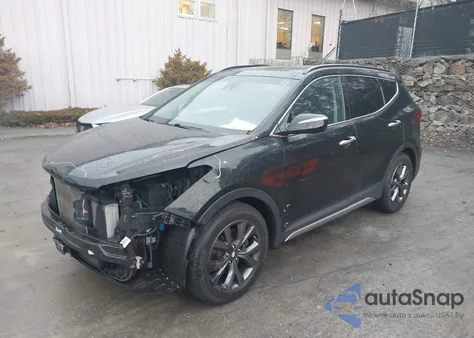 2017 Hyundai Santa Fe Sport 2.0T Ultimate из США, поврежденный, VIN 5XYZWDLA6HG470749